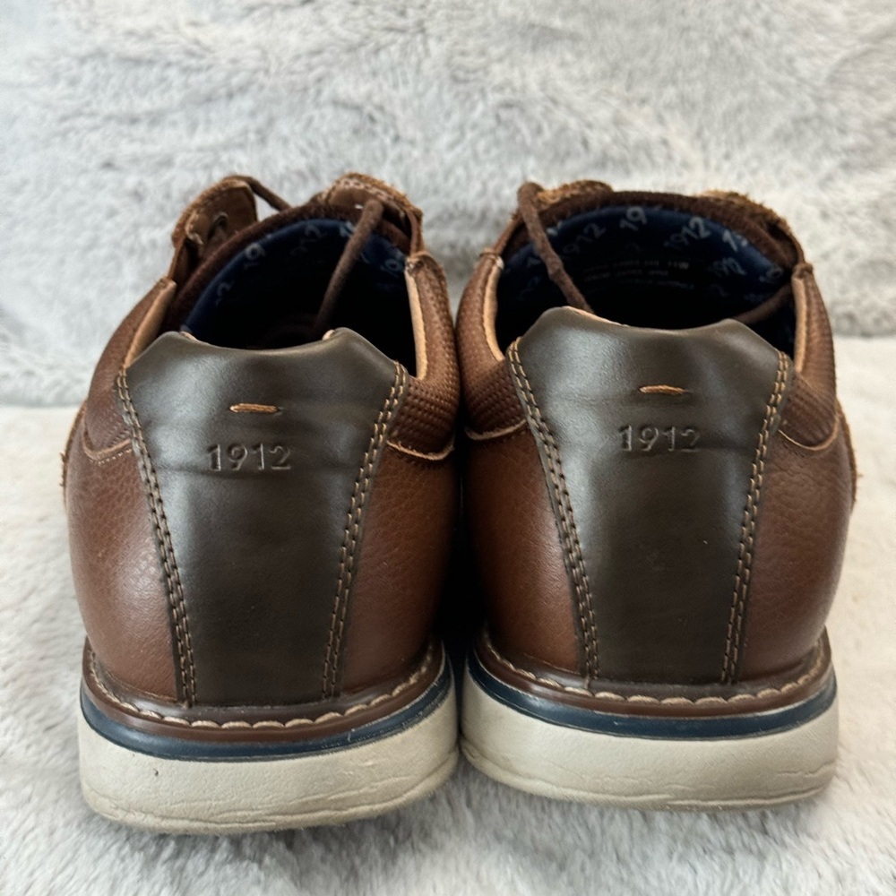 NUNN BUSH Bayridge Plain Toe Oxford Brown/Multi Men’s Size 11 - Picture 4 of 8